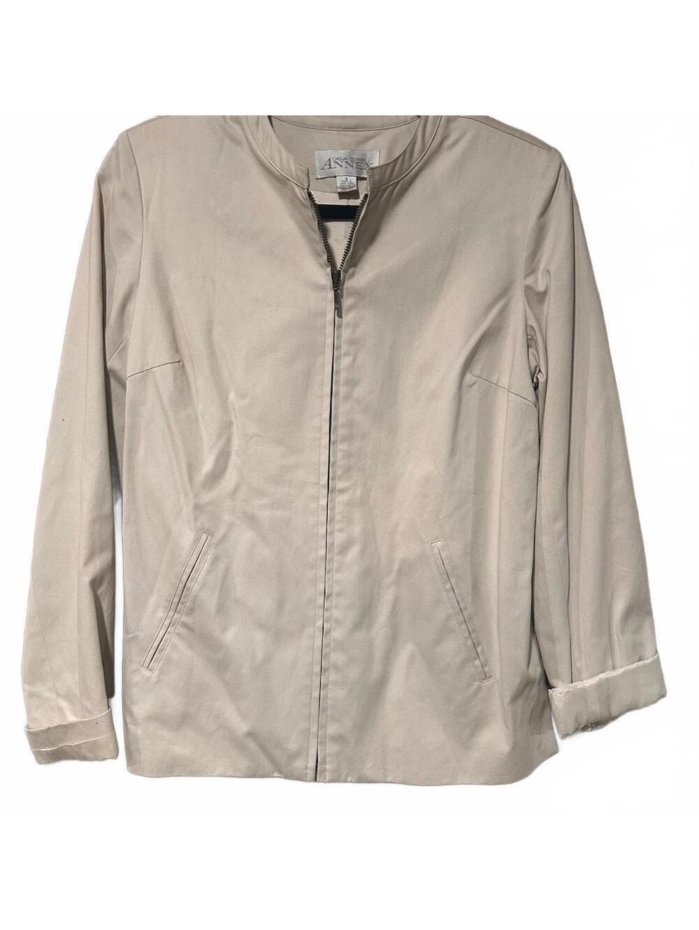 Annex Women's Beige Blazer zip up